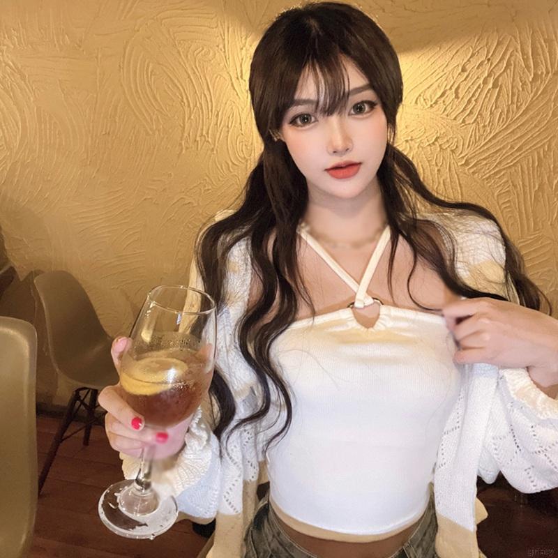  Áo croptop màu sắc ngọt ngào quyến rũ phong cách Hàn Quốc cho nữ | BigBuy360 - bigbuy360.vn