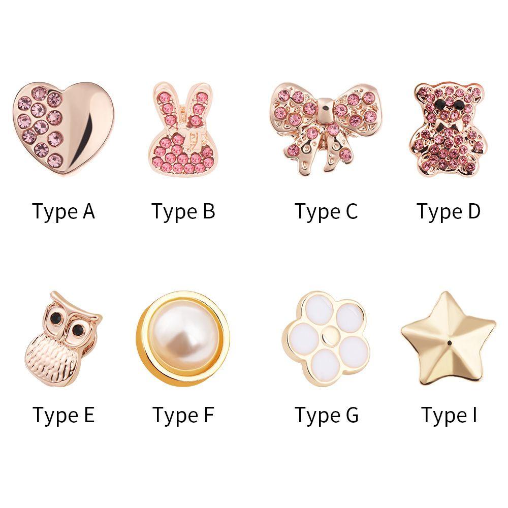JONYE Phụ Kiện Trang Trí Vòng Đeo Tay Bằng Cao Su Silicone