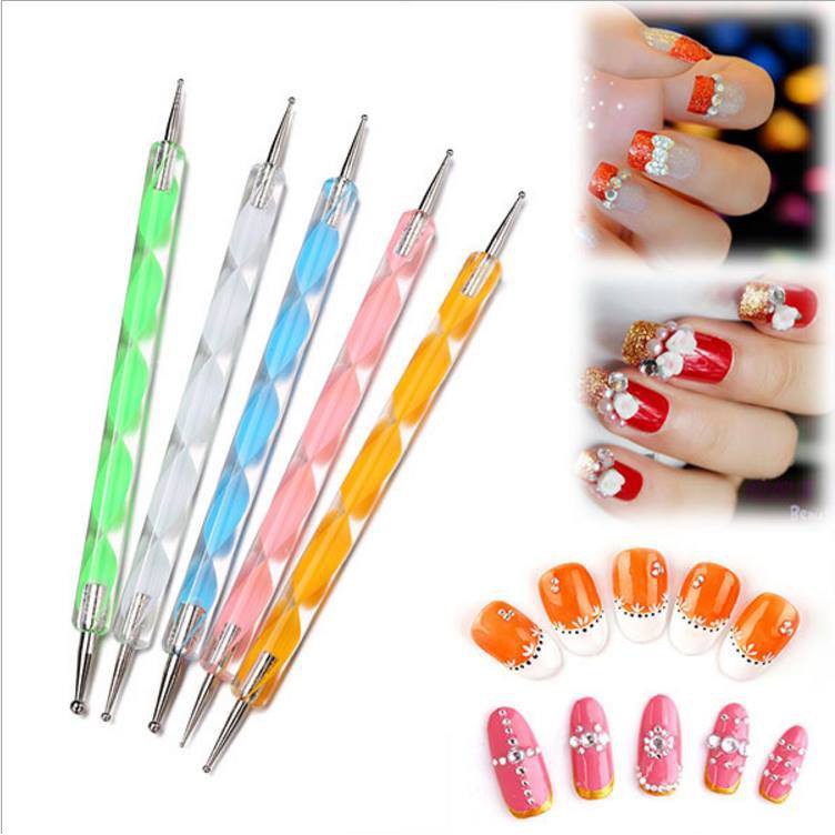 COMBO 5 BÚT CHẤM BI LÀM NAIL TIỆN LỢI