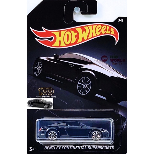 Xe mô hình Hot Wheels Exotics Series Bentley Continental Supersports GBB80.