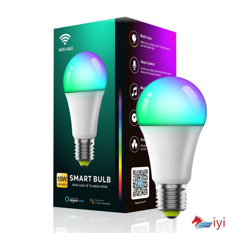 Bóng Đèn Led Thông Minh Điều Khiển Từ Xa Kết Nối Wifi Tiện Dụng