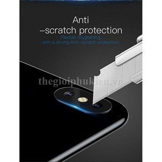 Tấm dán bảo vệ camera iPhone X chính hãng Baseus
