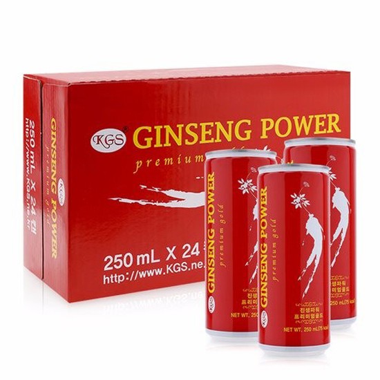 Nước Hồng Sâm 24 Lon KGS - 250ML X 24 LON