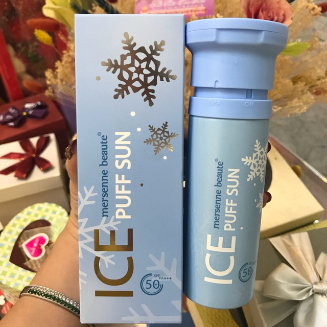 KEM CHỐNG NẮNG ICE AIR PUFF SUN MERSENNE BEAUTE