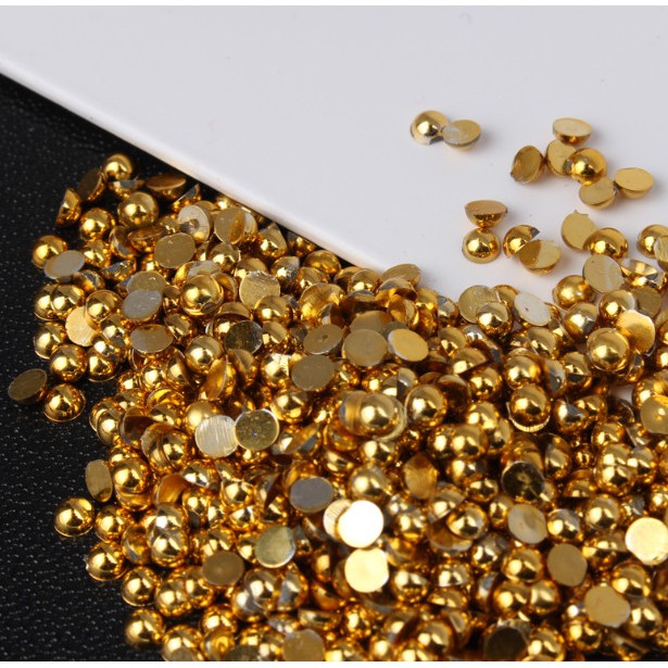 Hạt ngọc trai giả 2mm-12mm trang trí móng tay