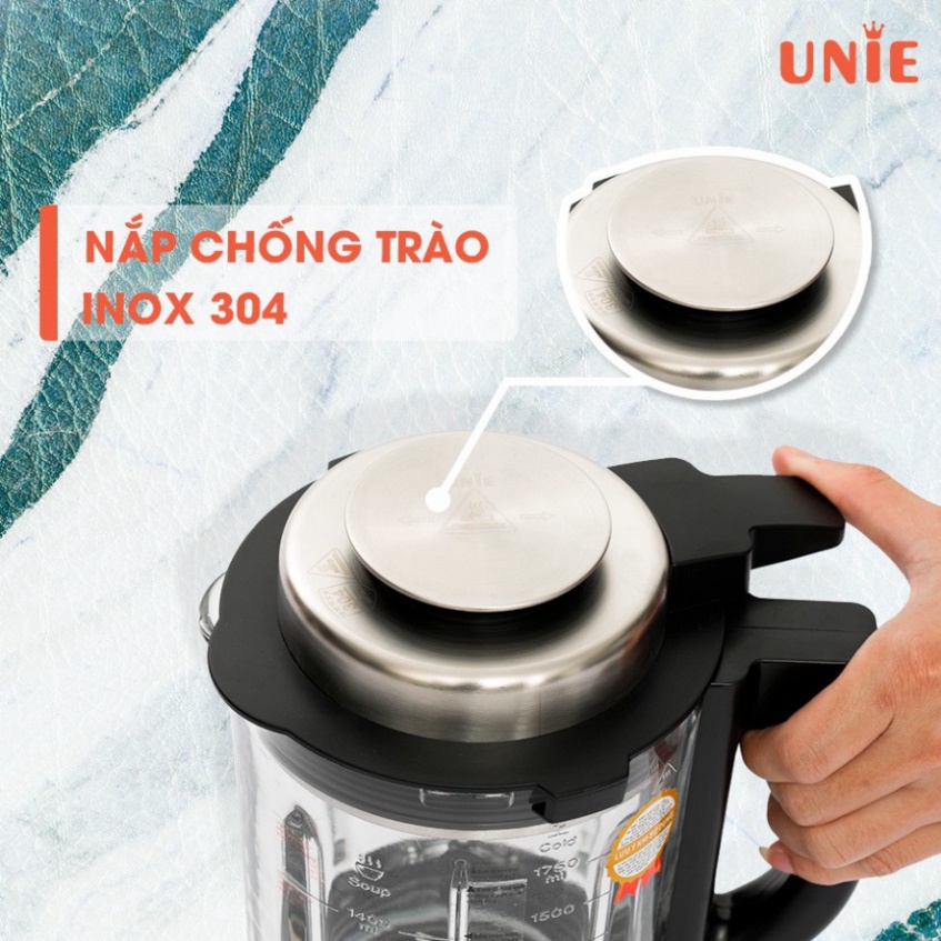 Máy Làm Sữa Hạt Unie V8S (1800W - 1.75L - Có Giọng Nói) - Bảo Hành Chính Hãng 2 Năm