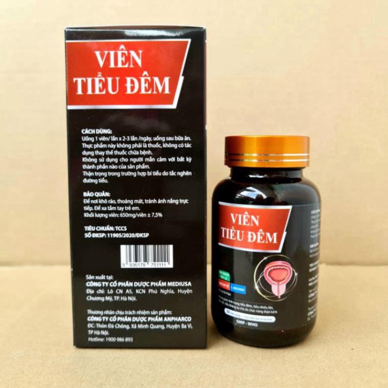 VIÊN TIỂU ĐÊM tăng cường chức năng thận, giảm tình trạng tiểu đêm  Hộp 30 viên nang mềm T