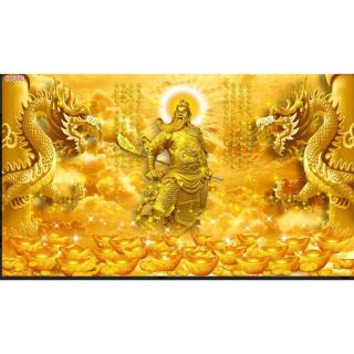Tranh dán tường 3D Vải Lụa Rồng Bay KT 120x80cm