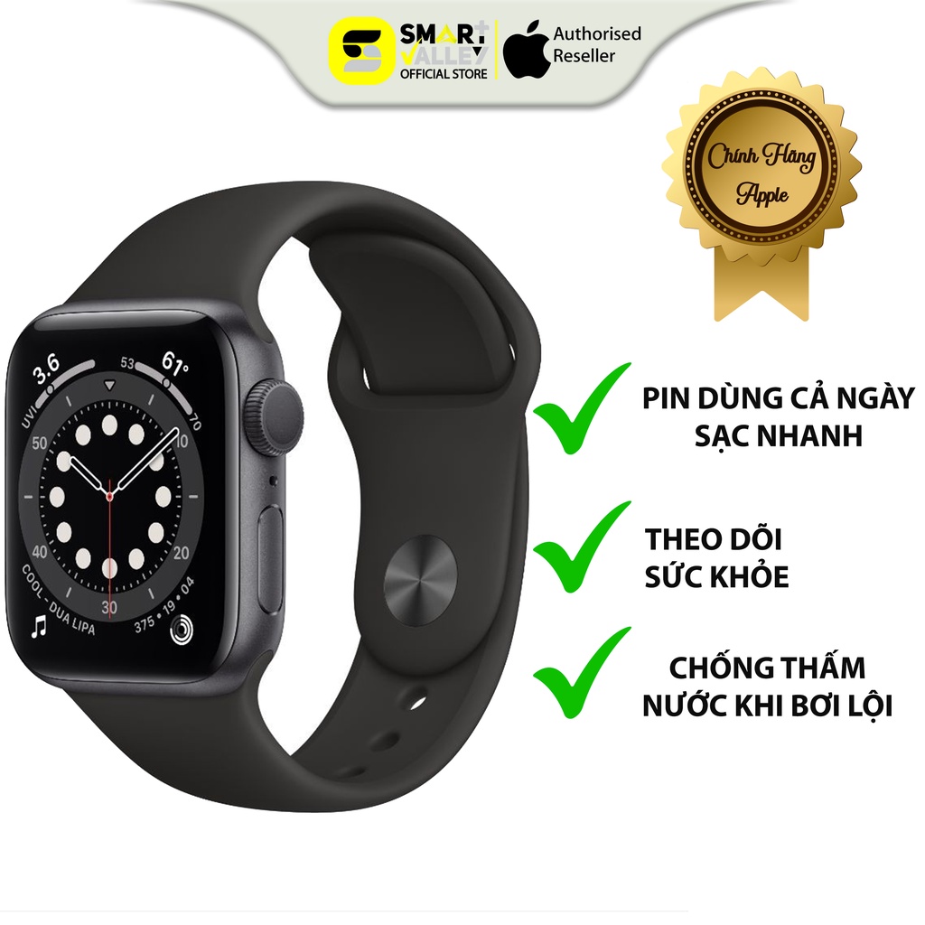 Apple Watch Series 6 40mm GPS Sport Band Chính Hãng VN/A - Bảo Hành 12 Tháng