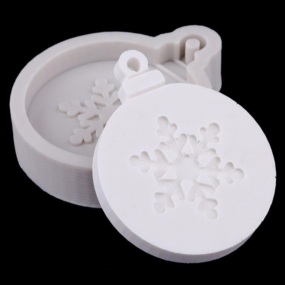 Khuôn Làm Trang Sức Hình Quả Cầu Tuyết Bằng Nhựa Resin|Khuôn Tạo Hình Trang Trí Bánh Kem