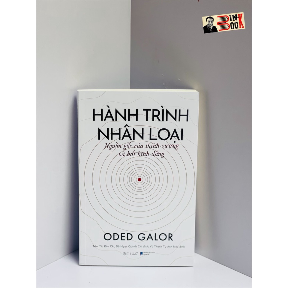 sách_[Bìa mềm ] [Tác phẩm bán chạy nhất tại Israel] HÀNH TRÌNH NHÂN LOẠI - Oded Galor – OmegaPlus