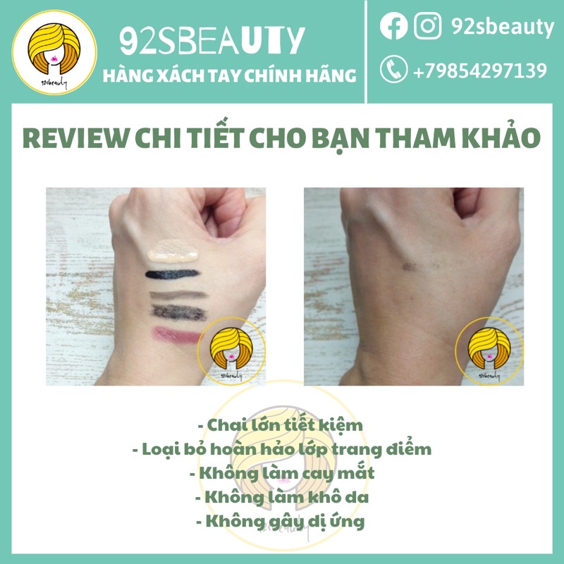 Tẩy trang Eveline Snail Ốc sên tẩy sạch dịu nhẹ, giữ ẩm cho da, tái tạo da