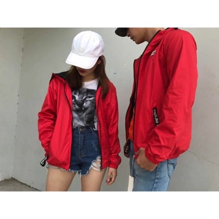 ÁO KHOÁC RAW MÀU ĐỎ TƯƠI size XL