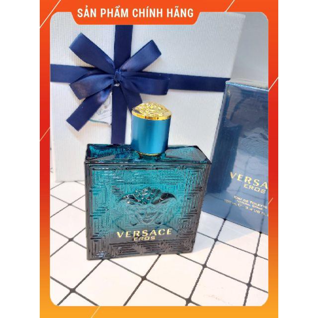 Nước Hoa Versace Eros 100ml  FREE SHIP  Nước Hoa Nam Có Độ Lưu Hương Lâu, Nam Tính, Mạnh Mẽ , Đàn Ông Đích Thực✌