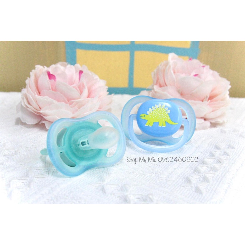 Ti Giả Avent Đầu Dẹt Cho Bé Size 0-6m, 6-18m