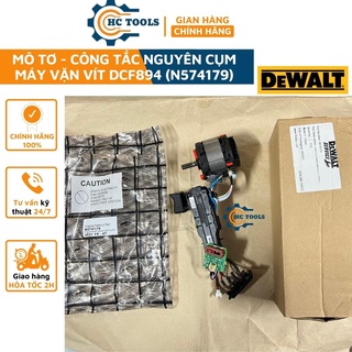 Motor và công tắc nguyên cụm máy vặn vít dcf894 dewalt chính hãng | hùng cường