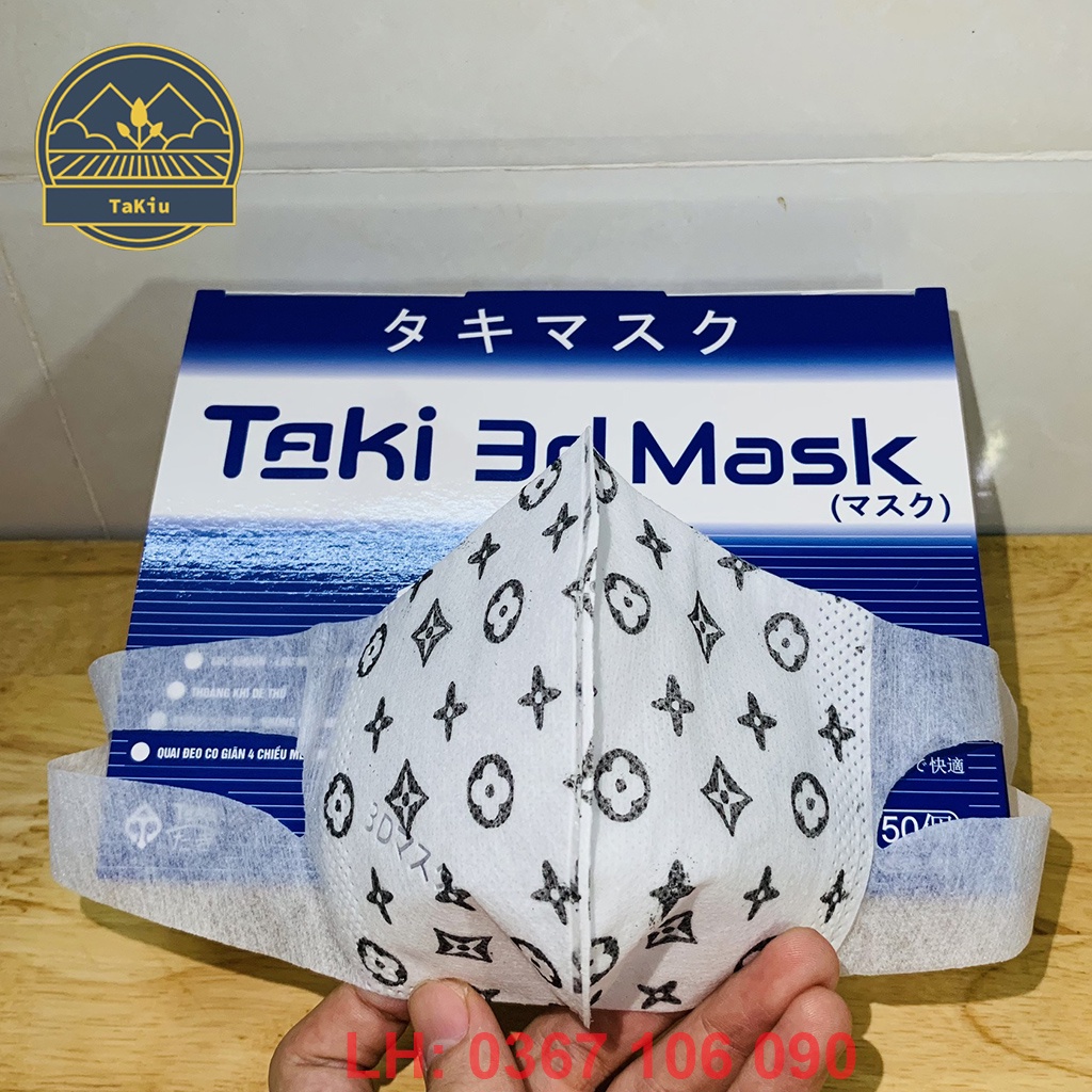 Khẩu Trang 3D Mask LV TAKI Công Nghệ Nhật