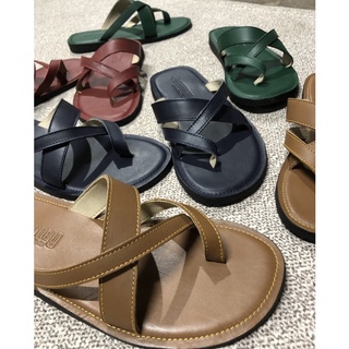sandal nam nữ da bò màu sắc