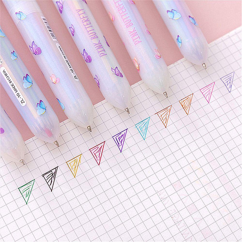 Set 10 Bút Bi Hình Bướm Xinh Xắn