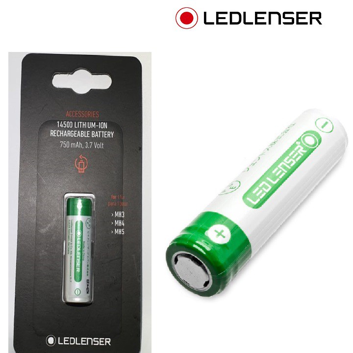 Phụ Kiện Pin Sạc Lithium - ion LEDLENSER 14500 3.7V 700mAh, Cho P5R, ML4, MH5, Hàng Chính Hãng  - HIBUSHOP