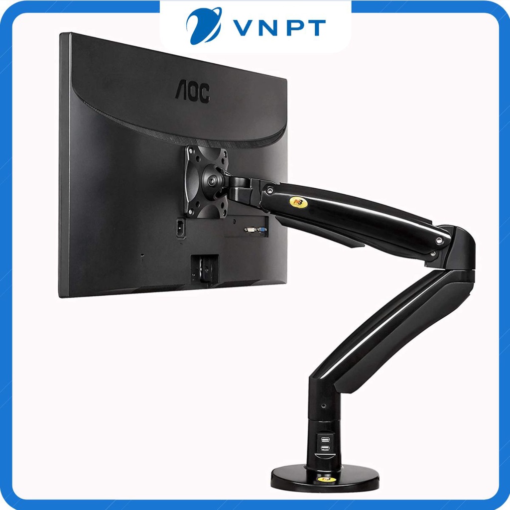 Giá treo màn hình máy tính Cao Cấp NB F100A 22 - 35 inch Arm màn hình tải trọng 12Kg.