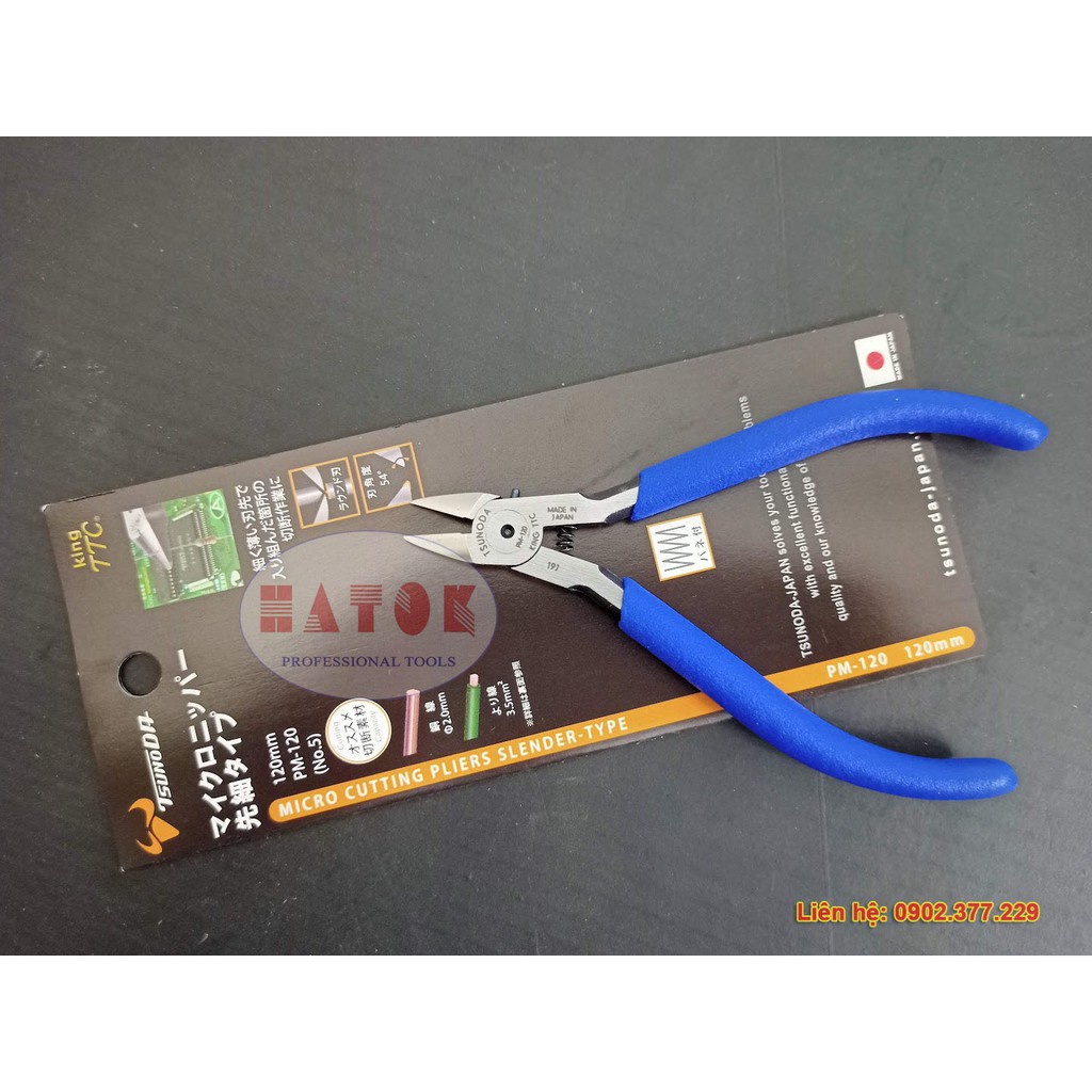 Kìm cắt chính xác của Nhật Tsunoda/ King TTC PM-120