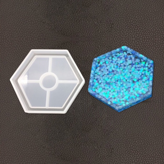 Khuôn nhựa silicon làm đế lót ly nguyên liệu resin