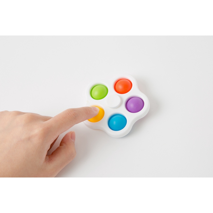 Con Quay Spinner ARTBOX Hàn Quốc Dạng Tròn Màu Trắng Vui Tay
