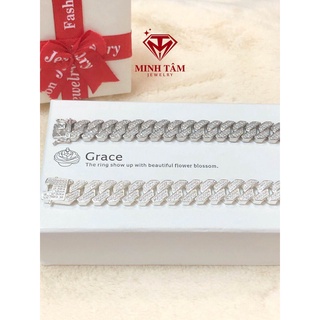 Lắc tay Cuban bạc 950