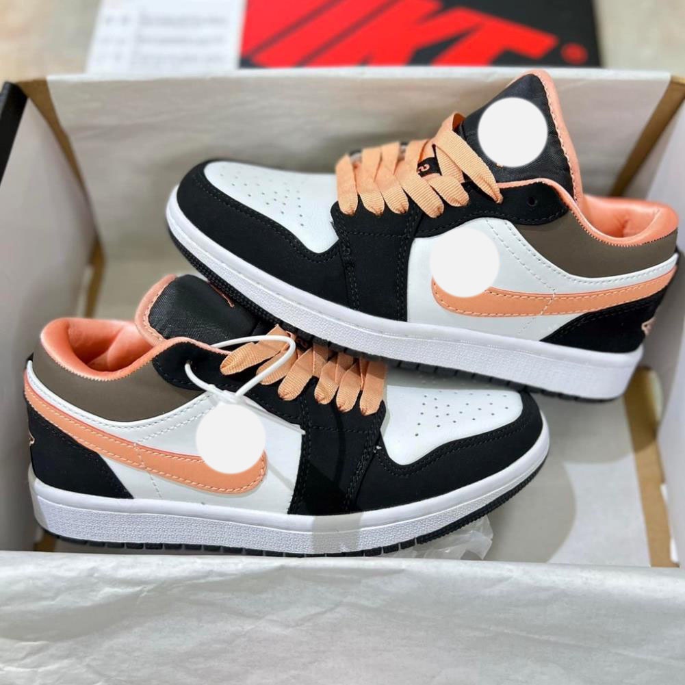 [ TẶNG Tất Cao Cấp ] ZinVG Giày jordan 1 hồng đào cổ thấp siêu đẹp dành cho nam nữ, giày jd Cổ Cao Hot Trend