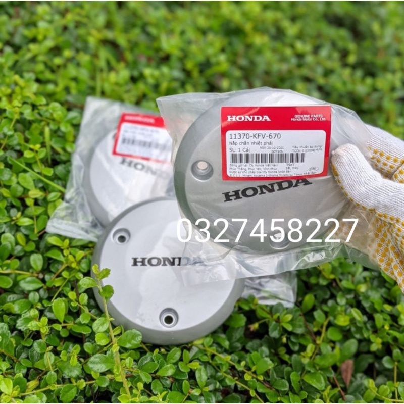 Nắp ốp nhựa nồi xe Super DREAM, WAVE...chữ đen zin honda