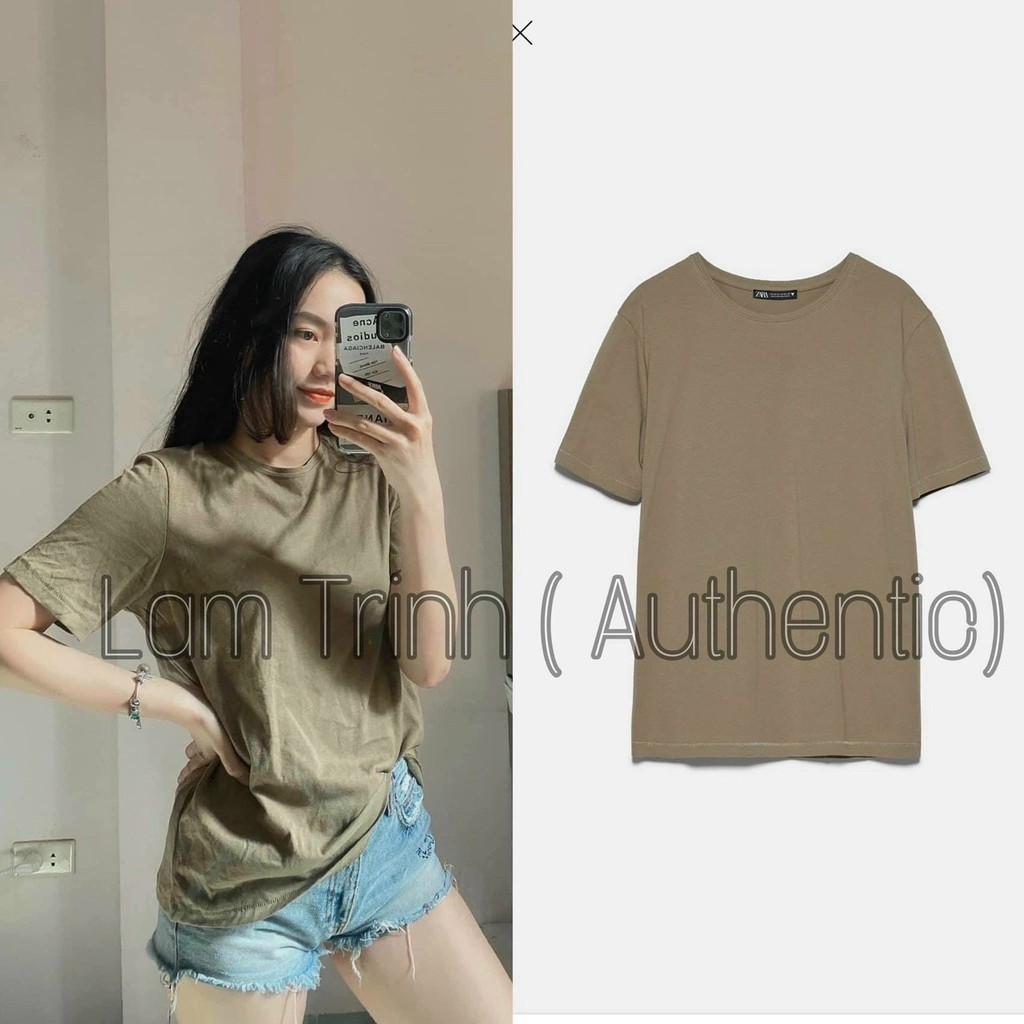 Áo Thun Trơn 3 Màu Nữ [FREESHIP] 🌸 Phông basic dáng suông cotton nhật, Pull cổ tròn ĐEN | TRẮNG | BE Ulzzang HOT 🌸 | BigBuy360 - bigbuy360.vn