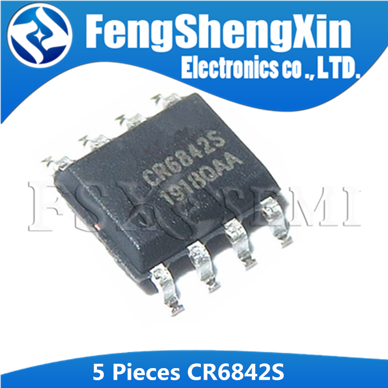 Set 5 Con Ic Cr6842S Sop-8 Cr6842 Sop8 Sop Pwm Chuyên Dụng