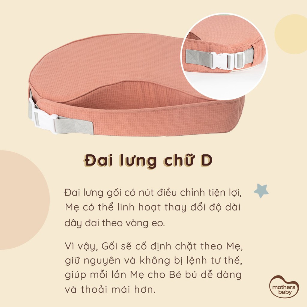 Gối Cho Bé Bú, Chống Trào Ngược Thương Hiệu Mothersbaby Hàn Quốc