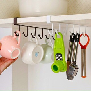 Móc treo đồ quần áo nhà bếp đa năng, móc treo cài đồ dưới tủ