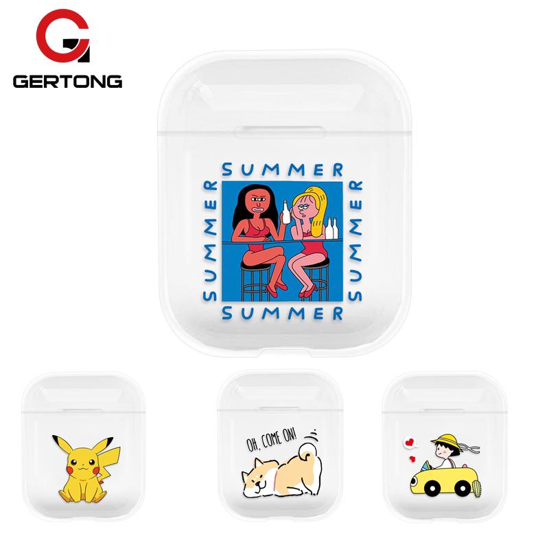 Vỏ hộp sạc tai nghe Airpods 2 hình Pikachu bằng PC cao cấp