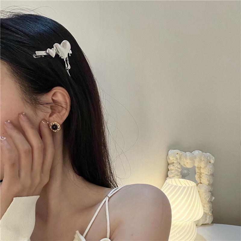 Kẹp tóc hình trái tim tan chảy kiểu Hàn Quốc 19335