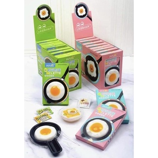thạch nổ pudding hình trứng ốp la