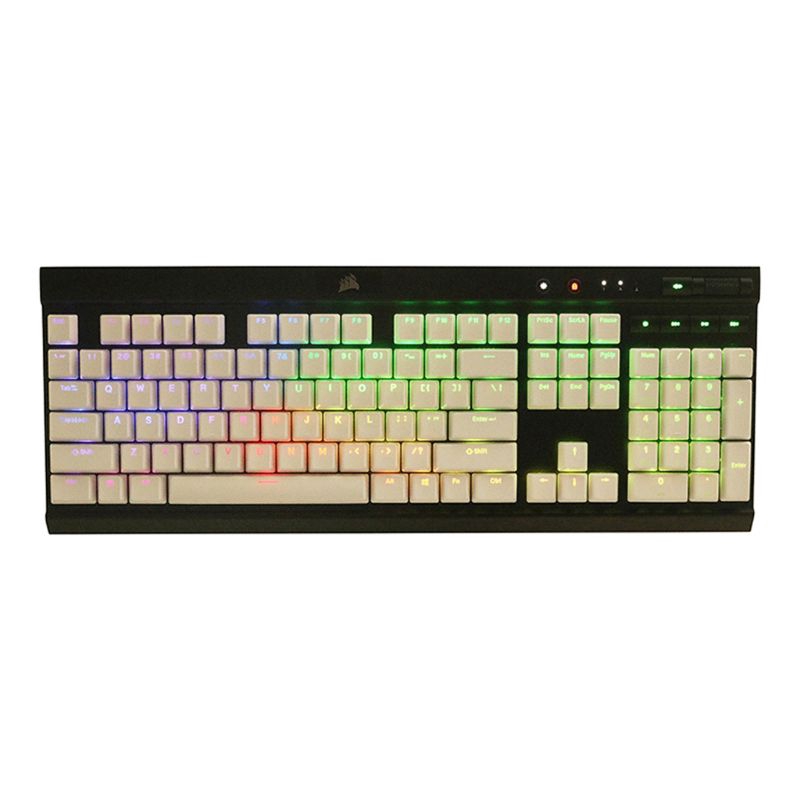 104 Nút chụp bàn phím PBT trong suốt cho bàn phím cơ Corsair RGB