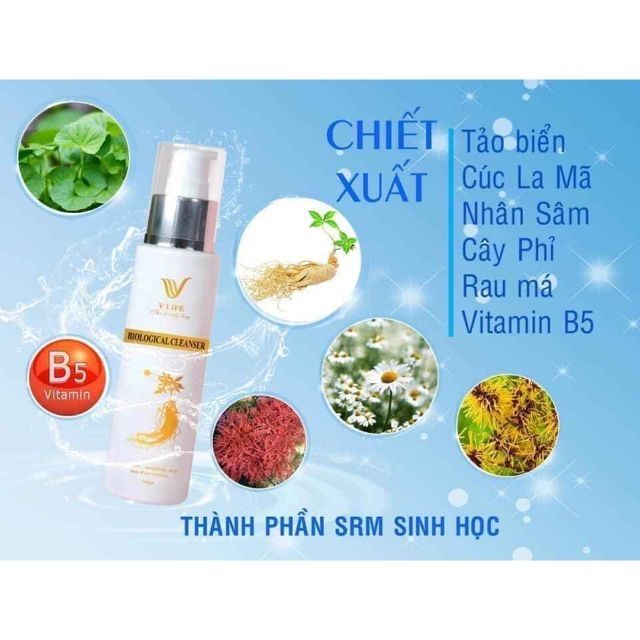 Sửa rửa mặt sinh học Vlife