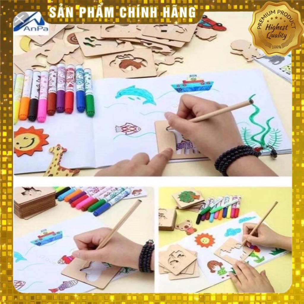 🔔🔔 Khuôn gỗ tập vẽ cho bé