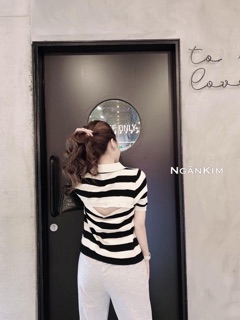 Áo len mongtoghi cổ đức khuy lưng
