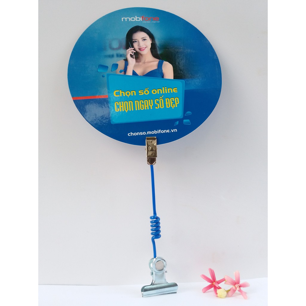 Kẹp lò xo 2 đầu, wobbler lò xo 2 đầu kẹp, Kẹp quảng cáo, kẹp wobbler