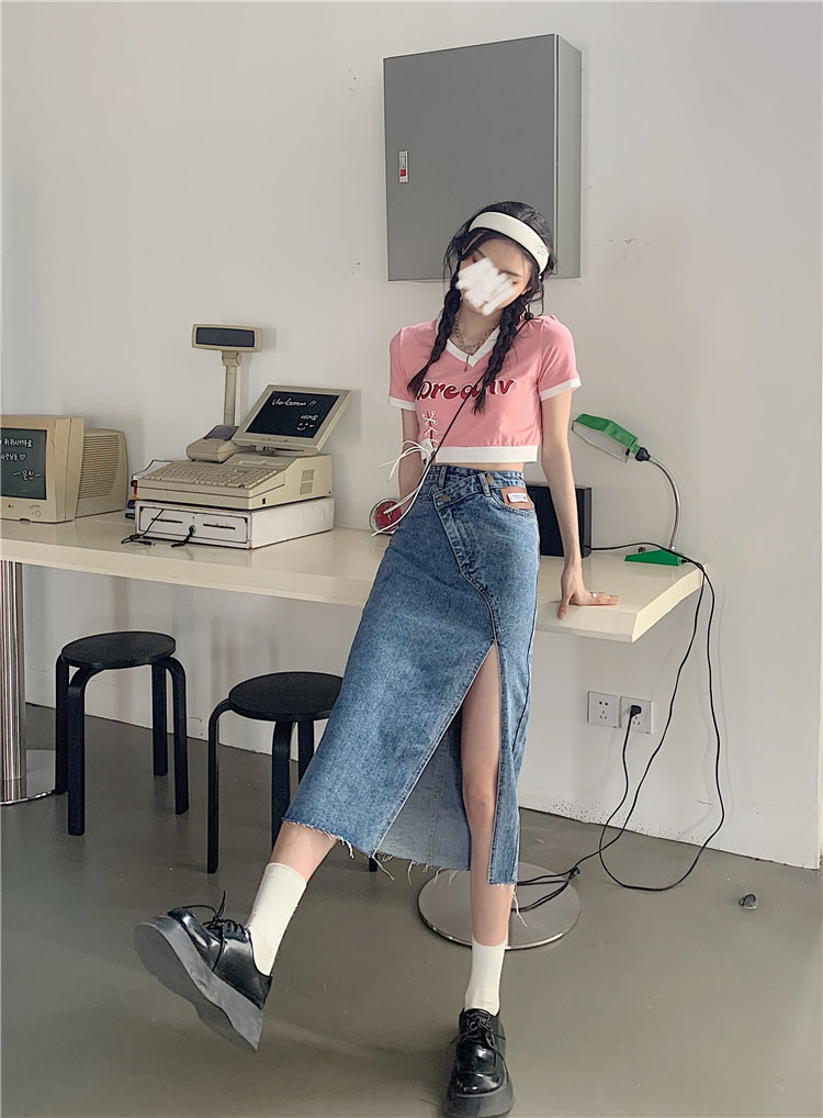 Chân Váy Jeans Lưng Cao Thời Trang Hè 2021 Cho Nữ | BigBuy360 - bigbuy360.vn