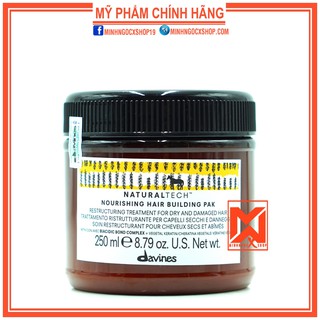 Kem hấp tái tạo cấu trúc tóc davines nourishing hair building pak 250ml - chính hãng
