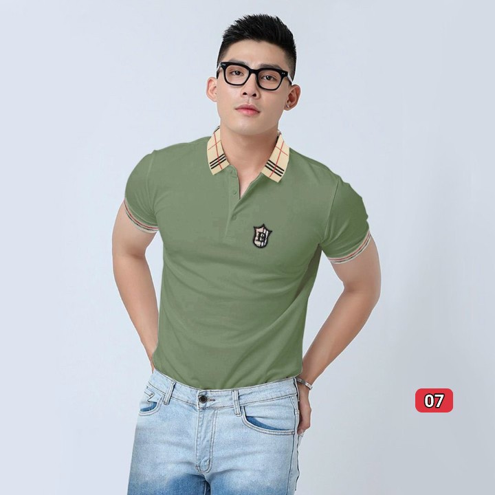 Áo thun nam có cổ tay ngắn vải thun cotton 100% có size 40kg - 76kg - ATN00 | BigBuy360 - bigbuy360.vn