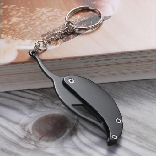 Dao Sưu Tằm & Sử Dụng Lá Mini Cao Cấp Gấp Gọn Thích Hộp Treo Móc Khóa - Phượt - Treo Móc Khóa