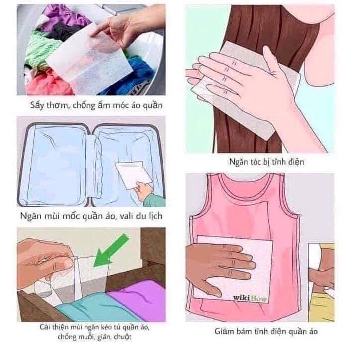 Giấy Thơm Quần Áo Kirkland Ultra Soft Hàng Mỹ GÓI LẺ 10 - 30 - 50 Tờ