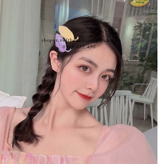 Kẹp tóc hình chiếc lá pastel