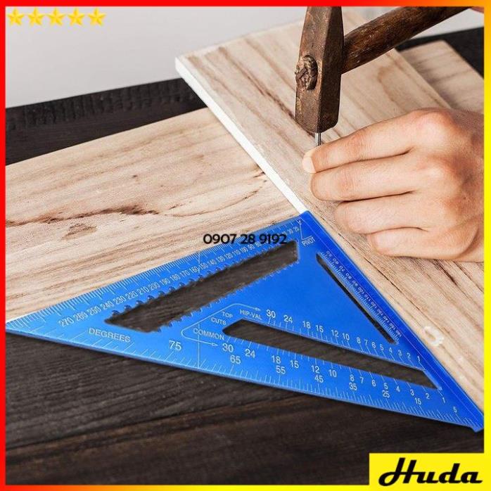 Thước Tam Giác Ke Góc Vuông Bằng Hợp Kim Nhôm ⚡️LOẠI TỐT⚡️ Thước Vuông Góc - Thước Đo Góc 90 Độ